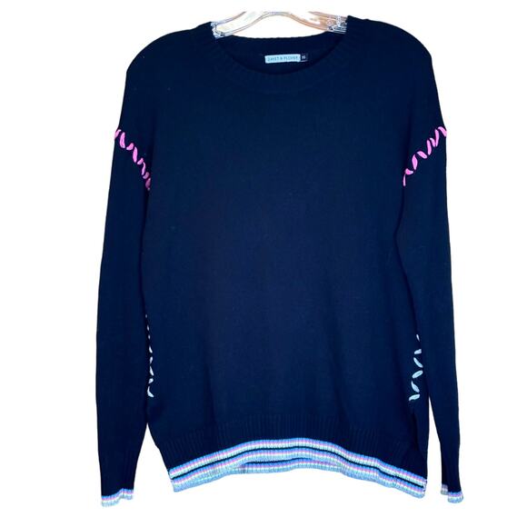 Women's Zaket & Plover LS Sweater Neon Stitching Design at Seams, Size XS, EUC - Picture 1 of 3